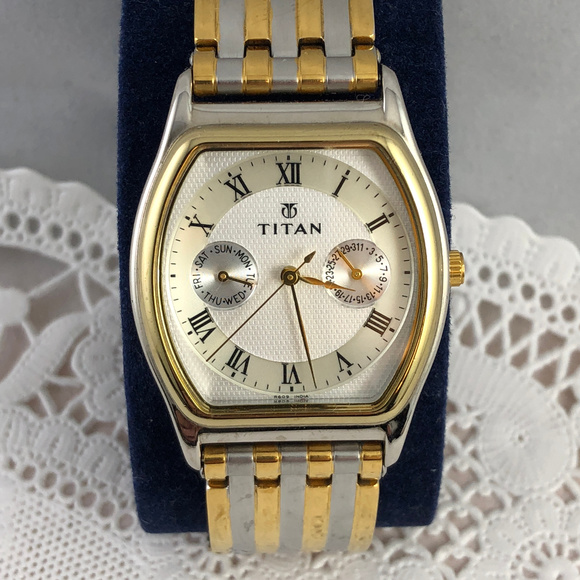 Titan Classique 2-Tone Stainless Steel Watch - Picture 1 of 5